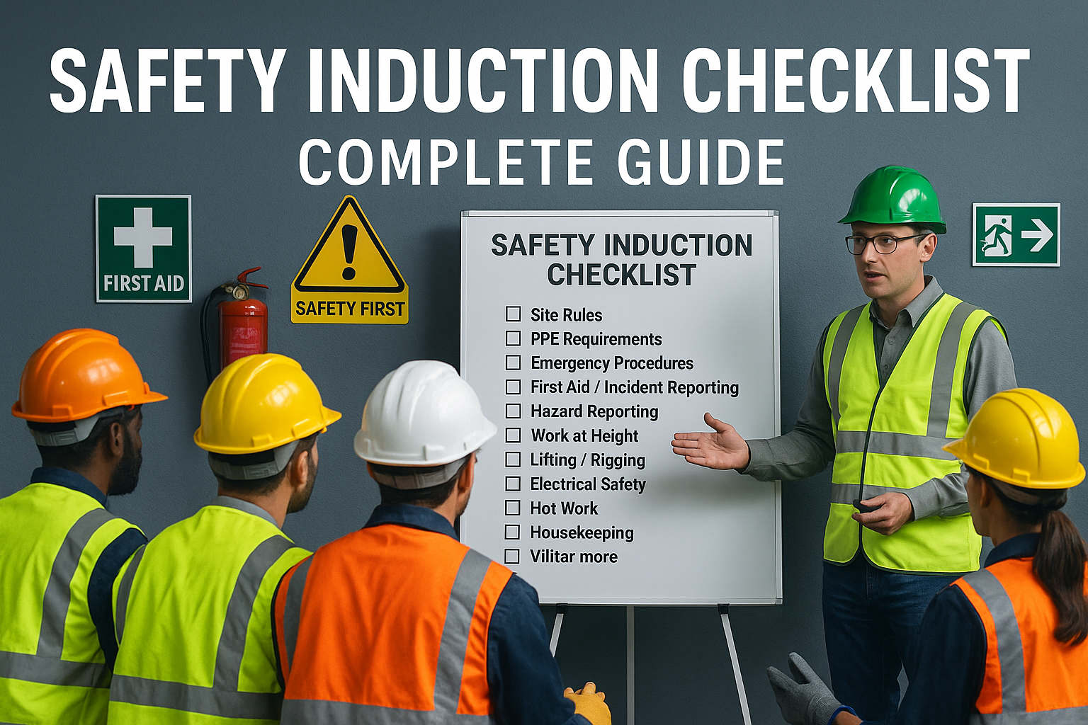 Safety Induction Checklist