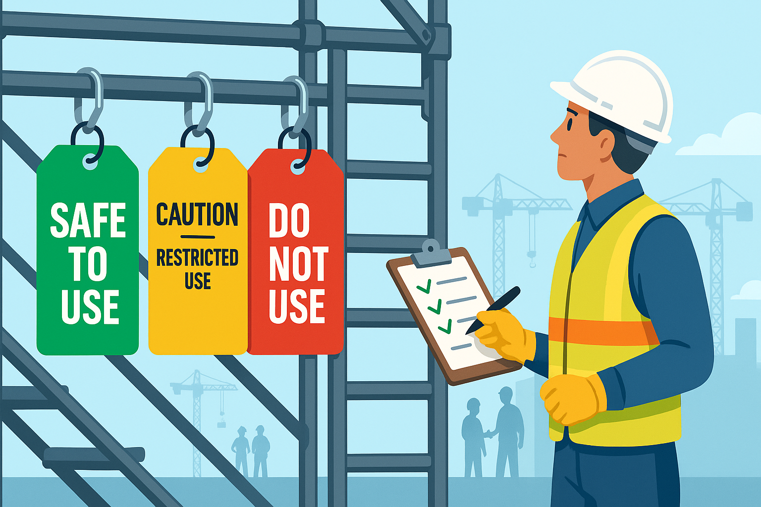 Scaffold Inspection Log & Tag